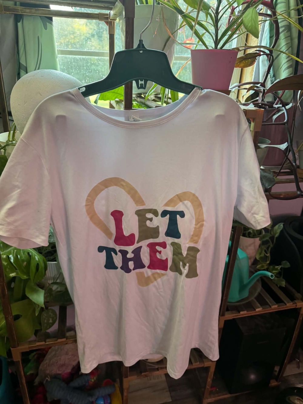 LET THEM Graphic Tee - White T-Shirt